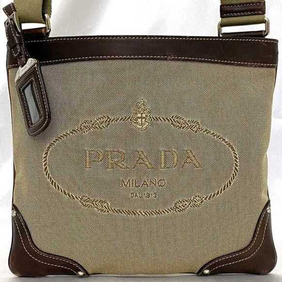PRADA Brown Leather Shoulder Bag - Picture 3 of 11